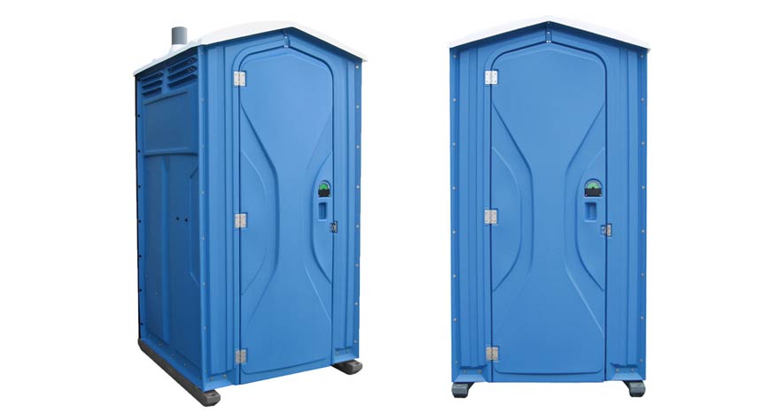 Long-term porta potty units on site in Sherwood, Arkansas